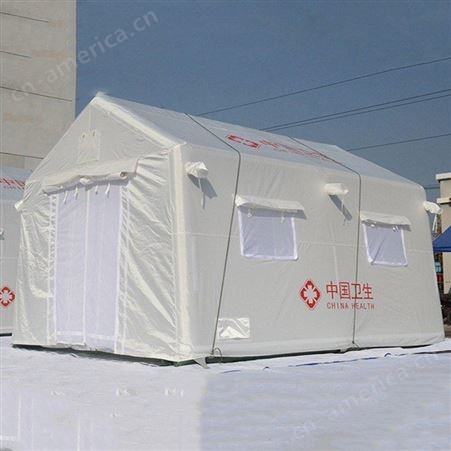 白色户外充气型帐篷消防抗震救生卫生帐篷加厚大型消毒帐篷